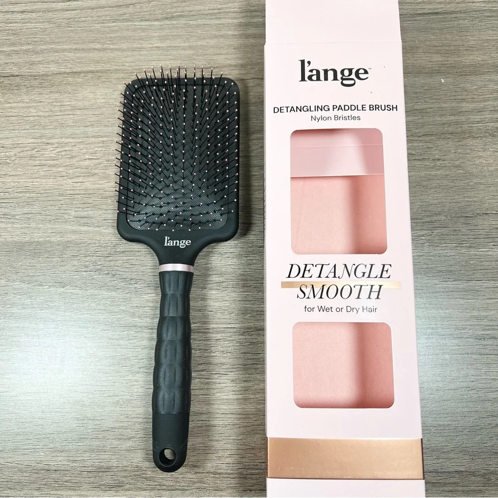 L’ange Black Detangling Paddle Brush
